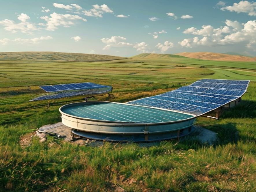 Station de pompage solaire pour irrigation à Béni Mellal